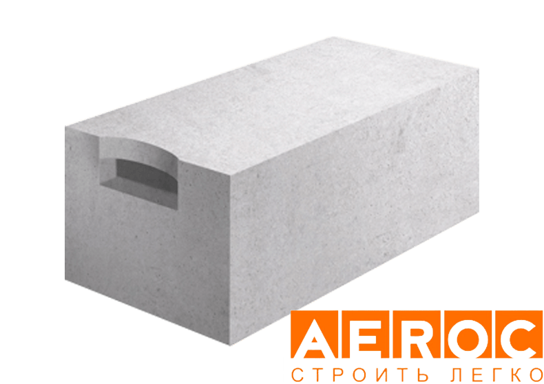 Газобетон Aeroc D600 100х250х625 мм