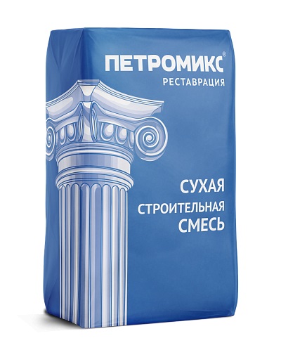 Кладочный раствор известковый ПЕТРОМИКС MM-02 зимний 25 кг