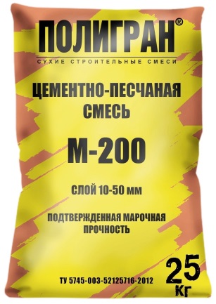 ЦПС ПОЛИГРАН М200 зимняя 25 кг